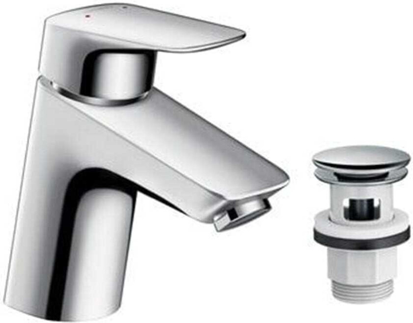 Logis 70 servantbatteri, krom