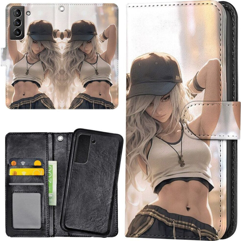 Samsung Galaxy S21 FE 5G - Lommebok Deksel Street Style