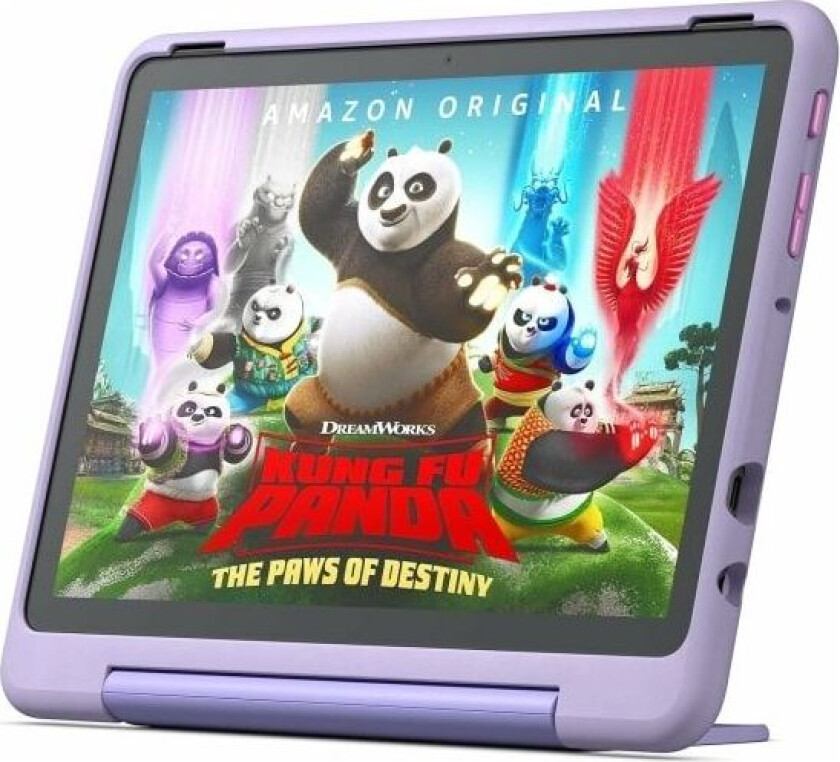 Fire HD 10 Kids Pro-nettbrett (2023) Happy Day-design for barn i barneskolealder og oppover Med 10-tommers skjerm, lang batterilevetid, barnesikkerhet