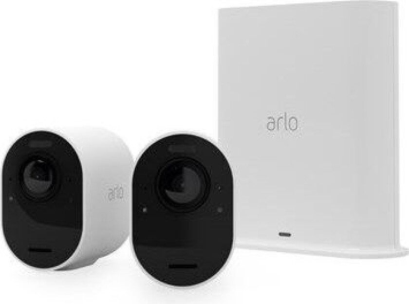 Arlo Ultra 2 spotlight camera - 2-pack Hvit