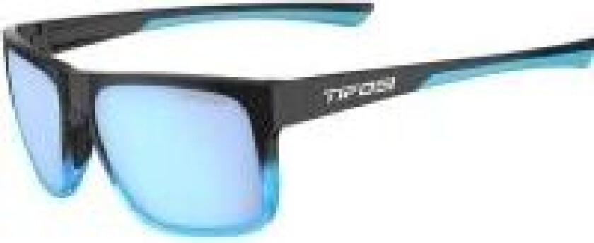 TIFOSI Glasses TIFOSI SWICK onyx/blue fade (1 glass Smoke Bright Blue 11.2% light transmission) (NEW)