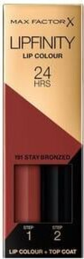 Lipfinity 2-Step Lipstick 191 Stay Bronzed