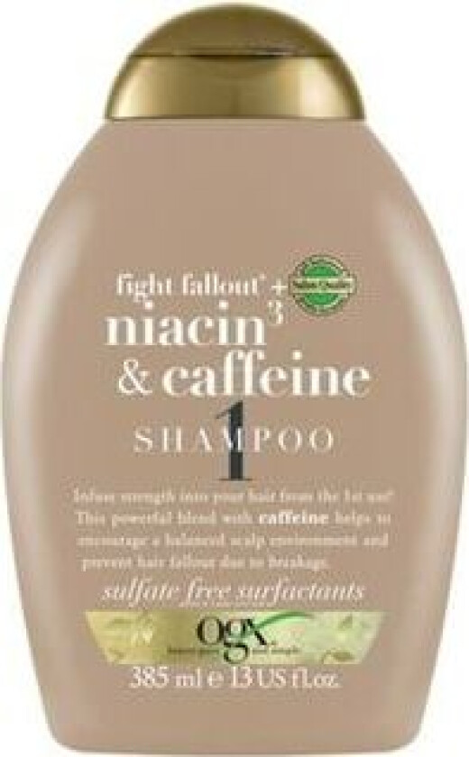 Ogx Niacin & Caffeine Shampoo 385ml