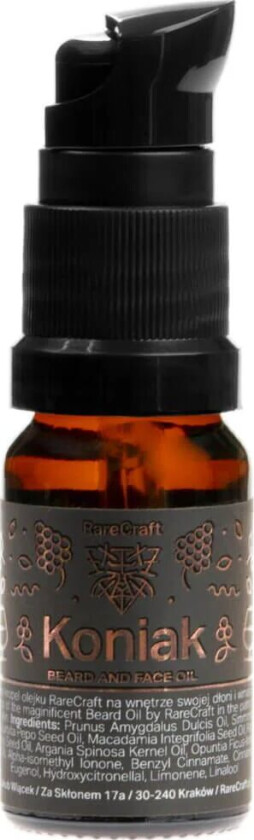 Rarecraft Koniak, Beard Oil 10 Ml