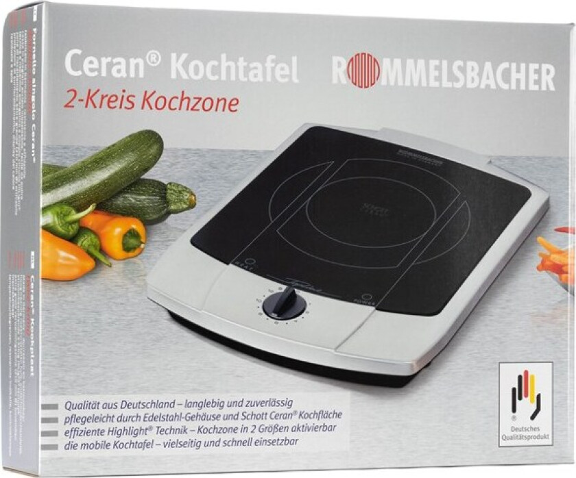 Bilde av CT 2200/E - ceramic hot plate - black/stainless steel