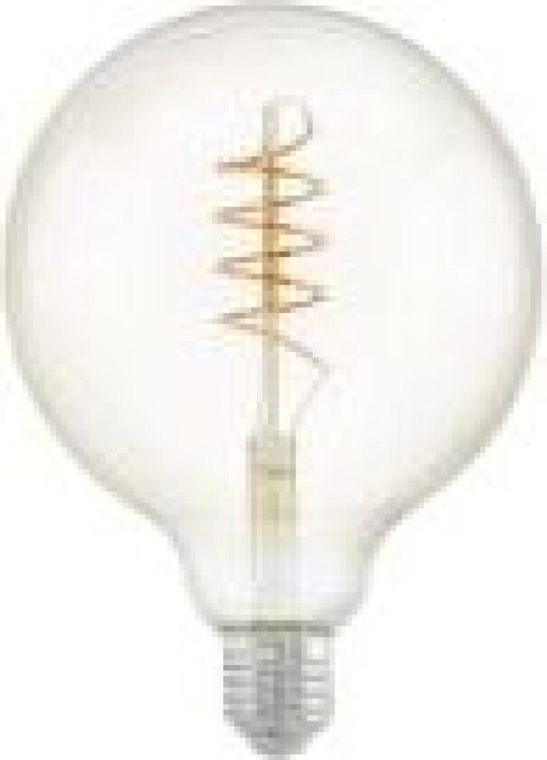 Eglo - LED-filamentlyspære - form: G125 - E27 - 4 W (ekvivalent 26 W) - klasse G - varmt hvitt lys - 2200 K