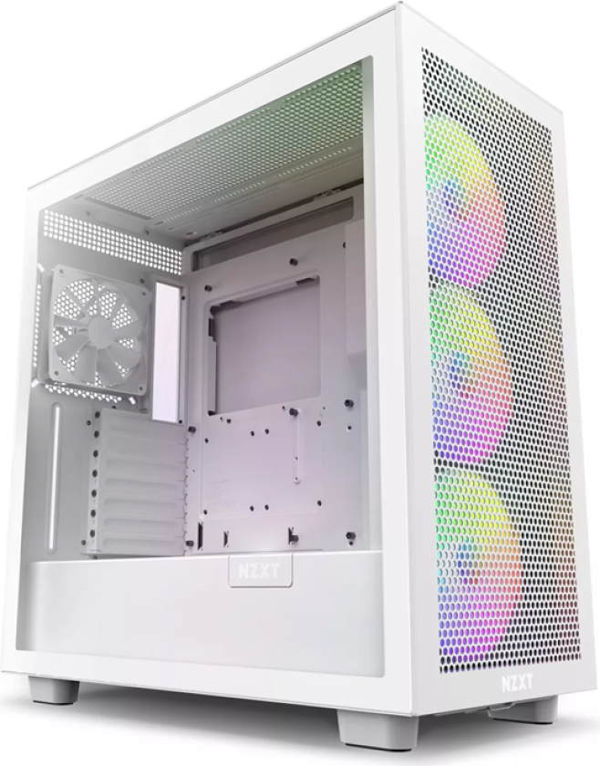 H7 Flow RGB - Matte White - Kabinett - Miditower - Hvit