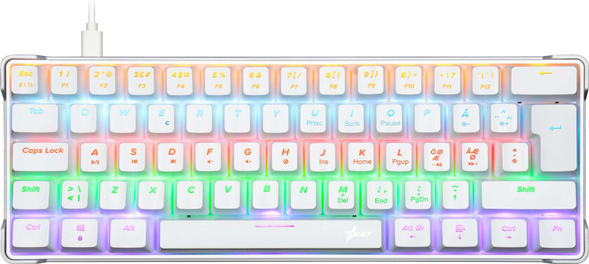 RX5 Mini Mechanical gamingtastatur (hvit)