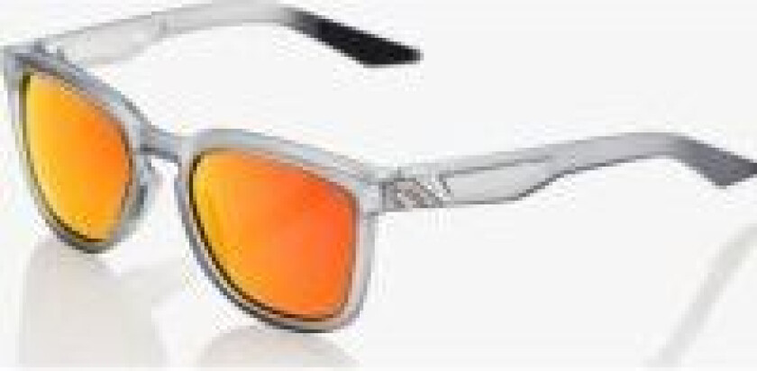 Okulary Hudson Soft Tact Translucent Crystal Grey HiPER Red Multilayer Mirror Lens