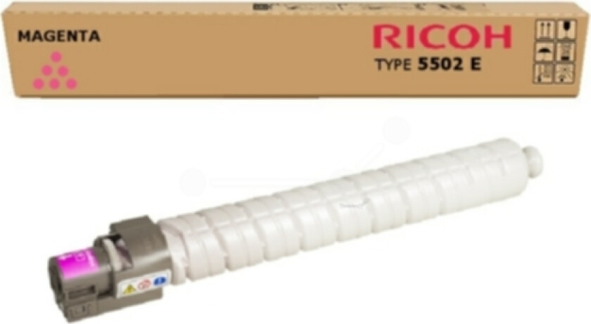 - magenta - original - toner cartridge - Laser toner Rød