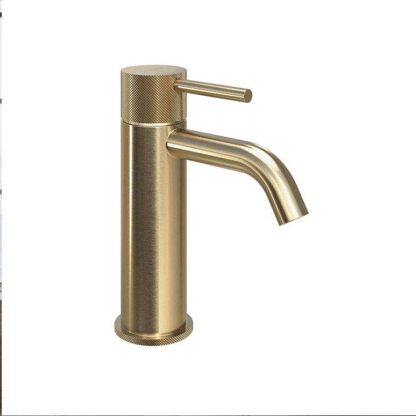 Skule Servantkran Riflet - Børstet Messing