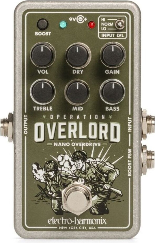 Electro Harmonix Nano Operation Overlord Overdrive