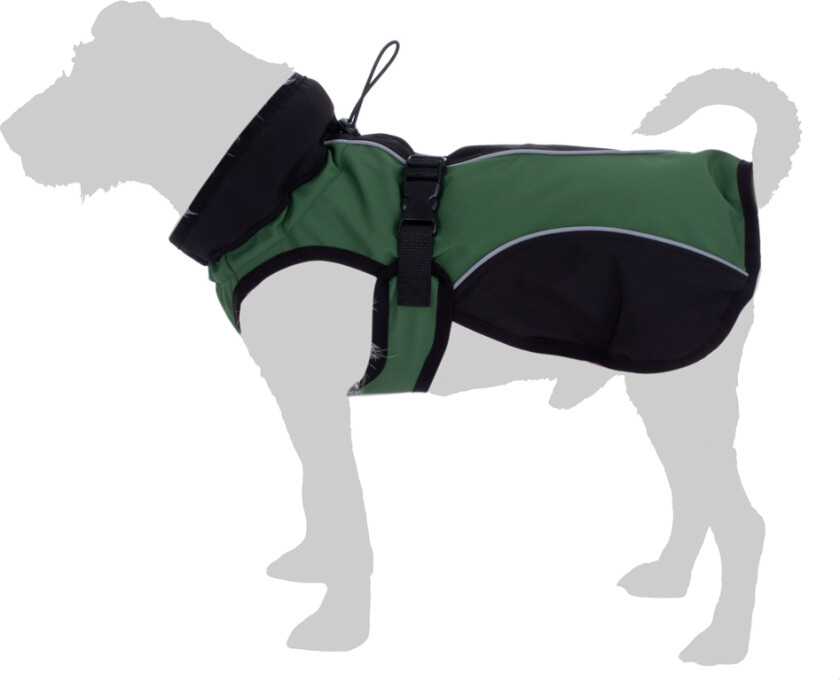 Softshell-Hundejakke - ca. 45 cm Rygglengde