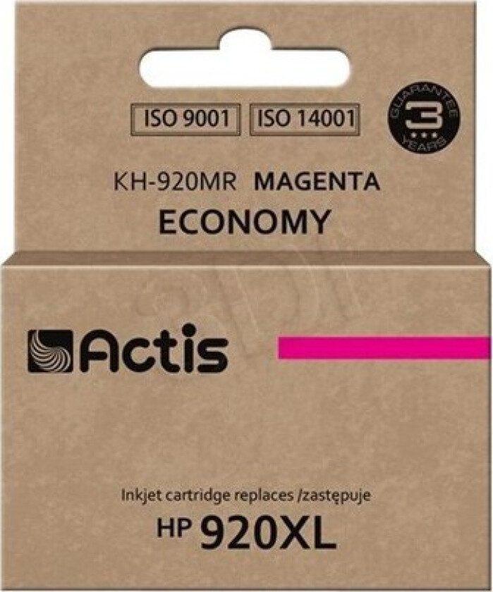 KH-920MR - magenta - remanufactured - ink cartridge (alternative for: HP 920XL HP CD973AE) - Blekkpatron Rød