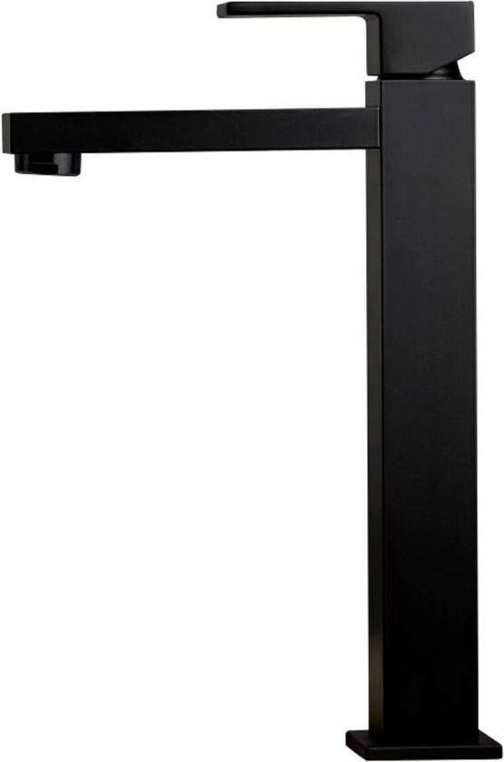 Ergo-Q Servantkran Firkantet Høy - Sort Matt