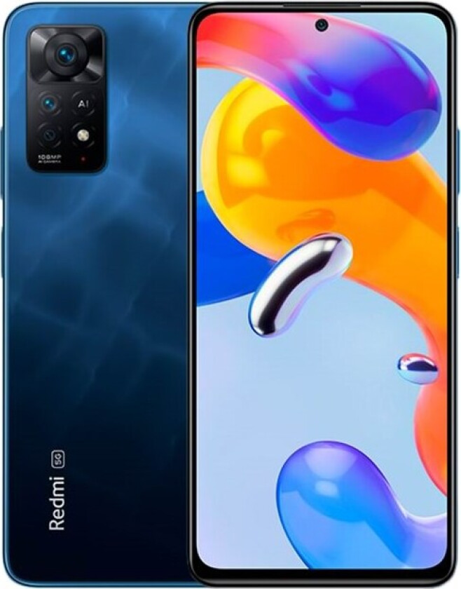 Xiaomi Redmi Note 11 Pro 5G - 5G smarttelefon - dobbelt-SIM - RAM 6 GB / Internminne 128 GB - microSD slot - OLED-display - 6.67" - 2400 x 1080 piksl