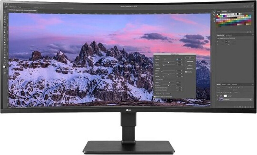 35" LG UltraWide 35BN77CP-B - LED monitor - curved - 35" - HDR - 5 ms - Skjerm