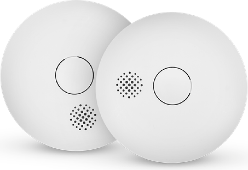 Luma wireless, series-connected smoke alarm, incl. 10-year battery, 2-pack