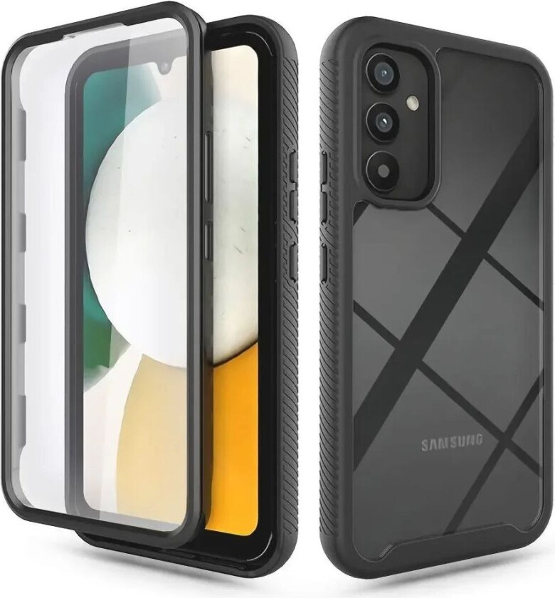 Samsung Galaxy A34 (5G) Tech-Protect DEFENSE360 Deksel med Skjermbeskytter - Gjennomsiktig / Svart