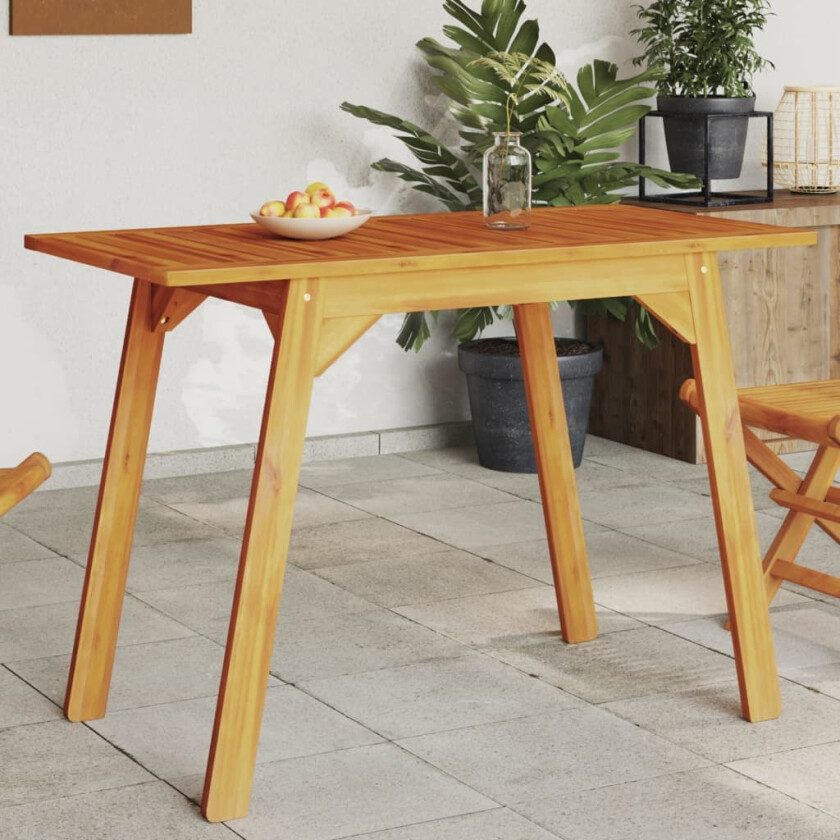 Bilde av Utendørs spisebord 110x56x75 cm heltre akasie