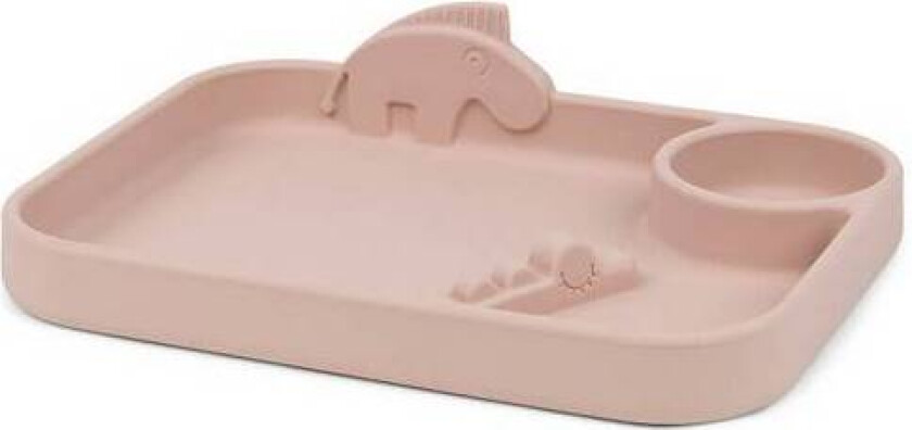 Done By Deer Peekaboo Compartment Plate Deer Friends, Powder