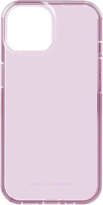 iPhone 15 iDeal Of Sweden Clear Deksel - Light Pink