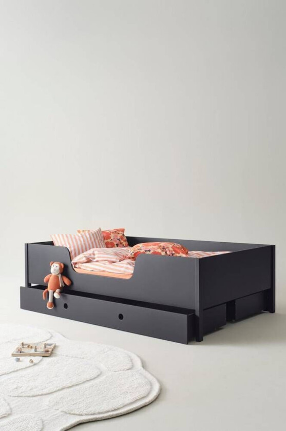 Bilde av barneseng med oppbevaring 120X200 cm Svart