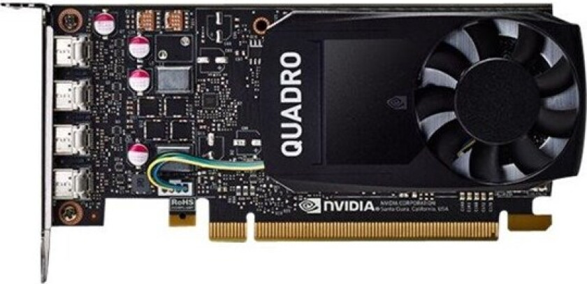 Quadro P1000 - 4GB GDDR5 RAM - Grafikkort