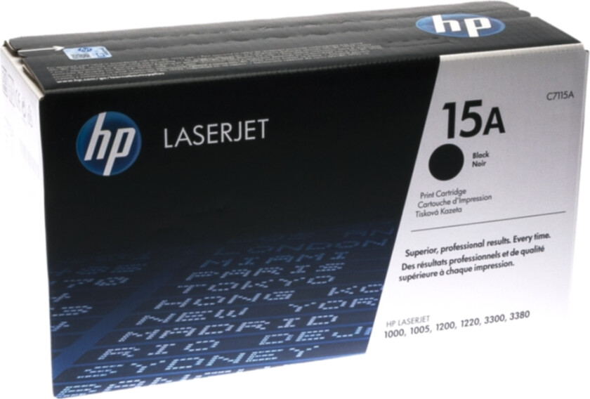 15A Toner Svart
