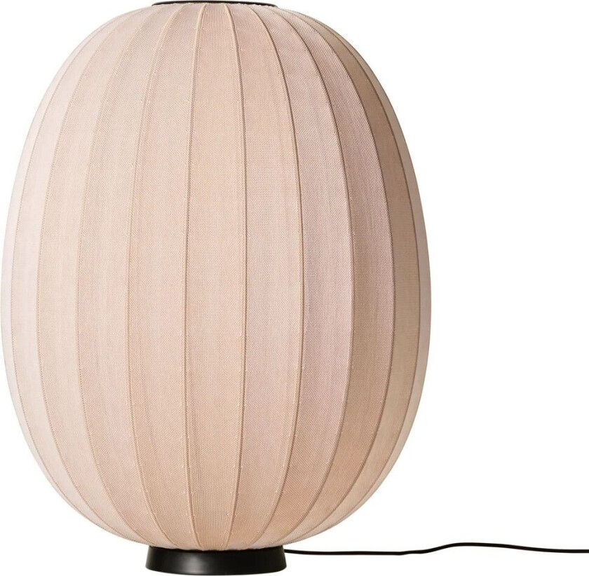 Made By Hand Knit-Wit 65 High Oval Level gulvlampe Sand stone