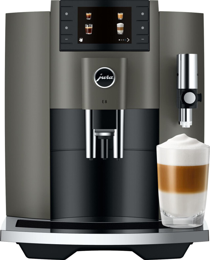 E8 (EC) Dark Inox Espressomaskin