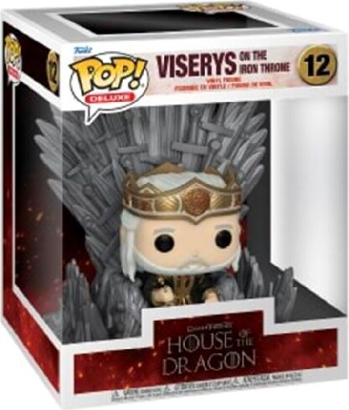 POP Deluxe HotD S2 Viserys on Throne