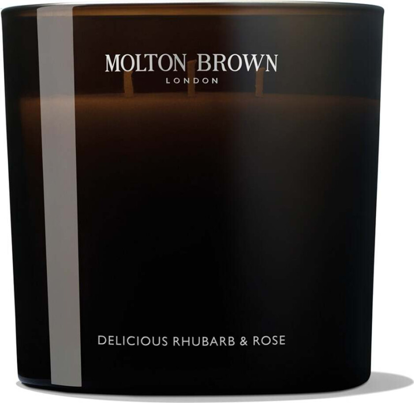 Delicious Rhubarb & Rose Luxury Scented Candle - 600 g