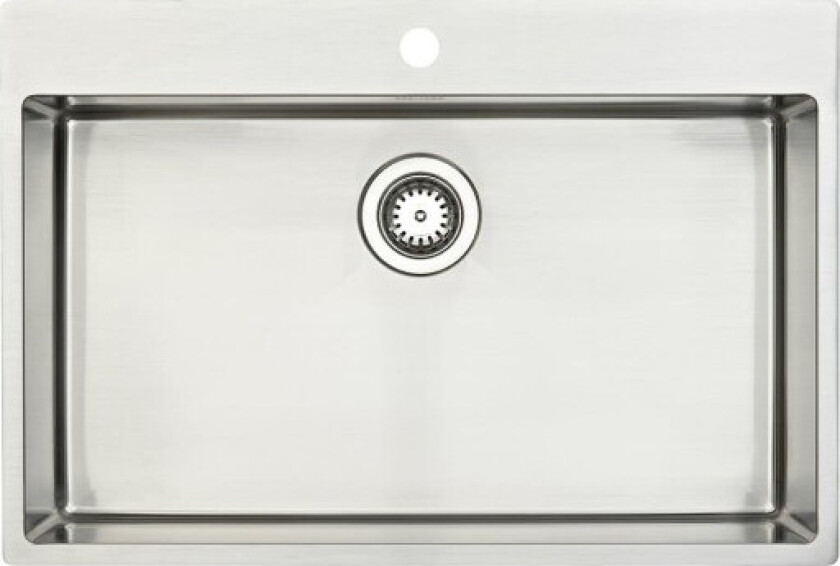 Kubus 720 soft kjøkkenvask, 74x50 cm, rustfritt stål