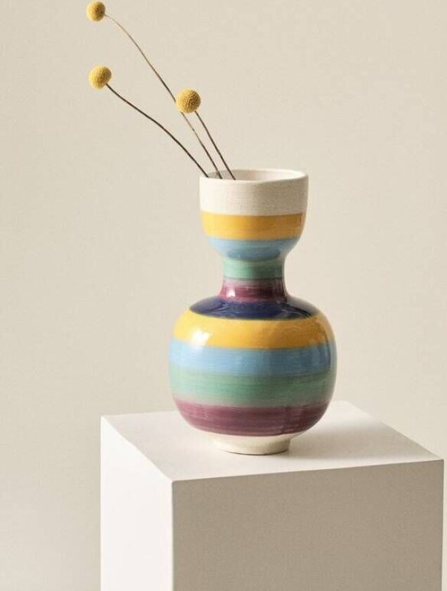 SPLASH CURVE vase - høyde 30,5 cm Multi