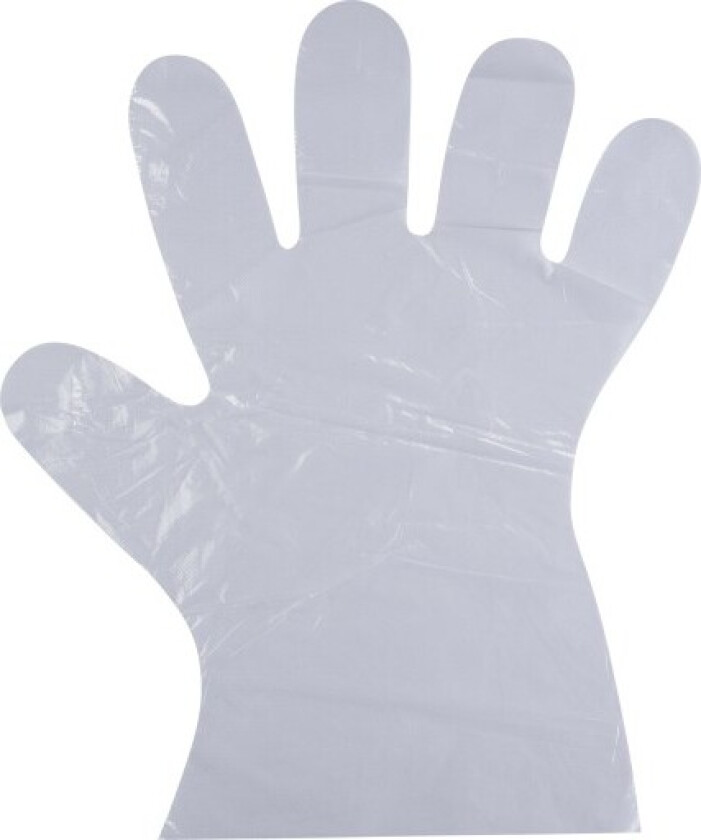 Engangshanske, LDPE, gjennomsiktig