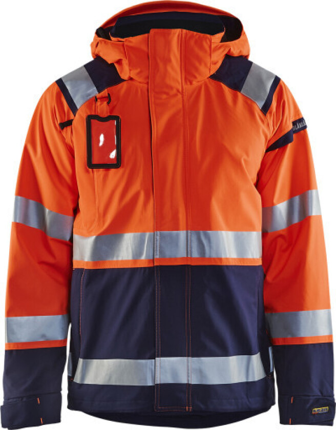 HIGH VIS SHELL JAKKE ORANGE/MARI