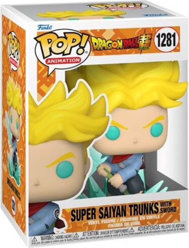 Funko Pop Animation: Ball Super - Ss Trunks W/ Star Warsord