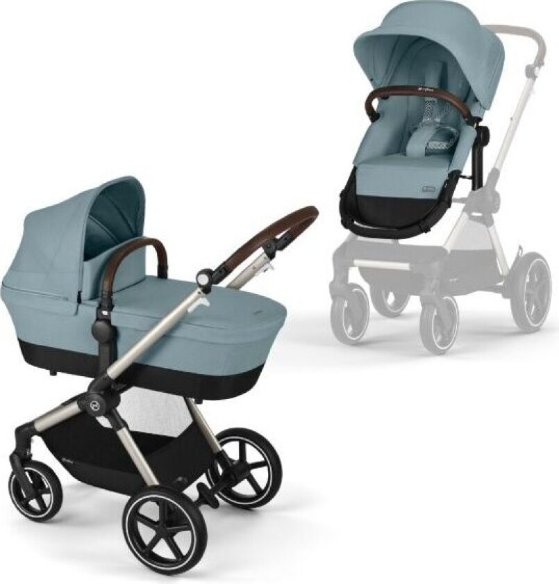 Cybex Barnevogn, Eos Lux 2i1, Kombivogn - Sky Blue