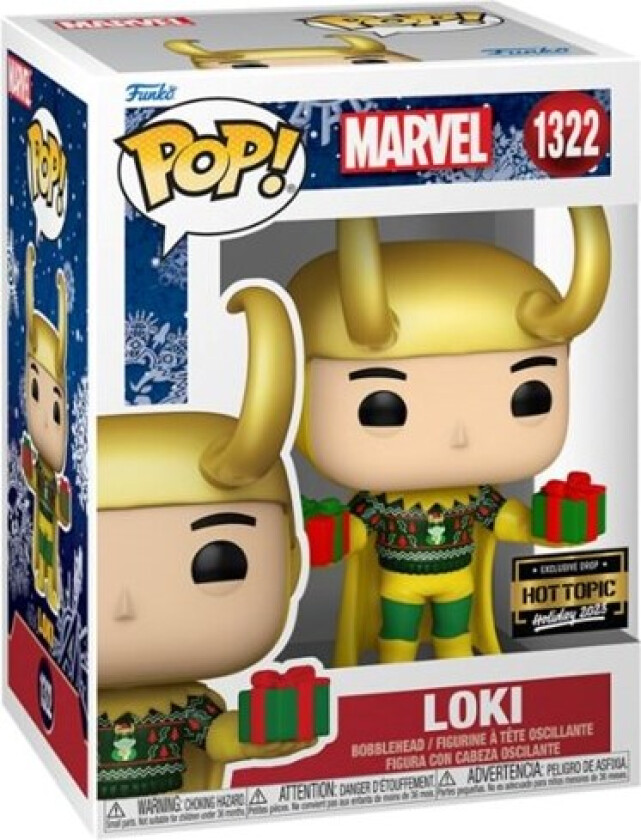 - POP Vinyl Excl Marvel Loki w/Sweater - Figur