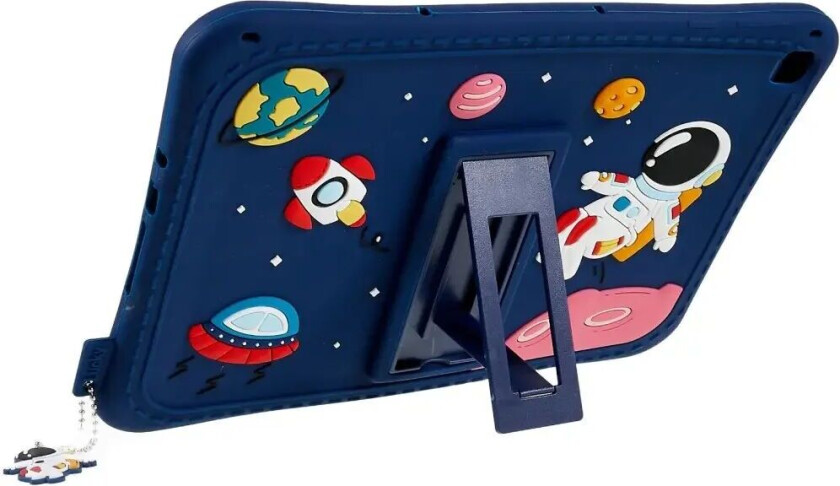 Samsung Galaxy Tab S6 Lite (2020-2024) Barne Deksel m. Stativfunksjon & Cartoon - Mørkeblå