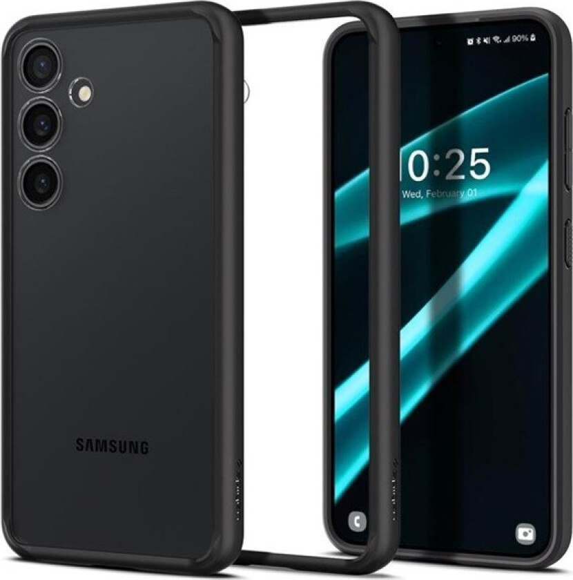 Samsung Galaxy S24+ (Plus) Ultra Hybrid Deksel - Gjennomsiktig / Svart