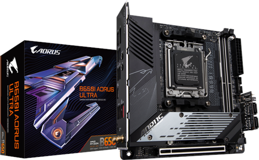 B650I AORUS ULTRA Hovedkort - AMD B650 - AMD AM5 socket - DDR5 RAM - Mini-ITX