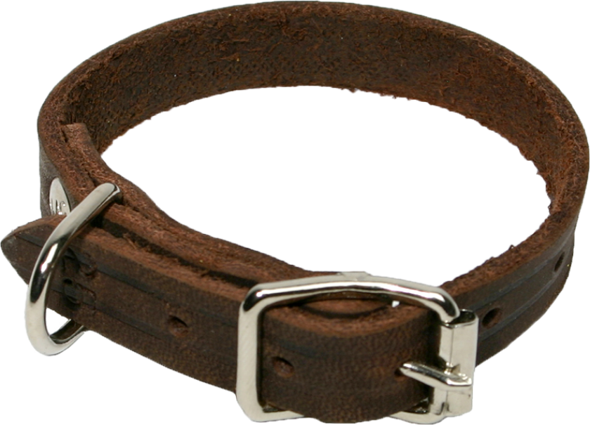 Halsbånd Lær Brun 1,2 x 30 cm