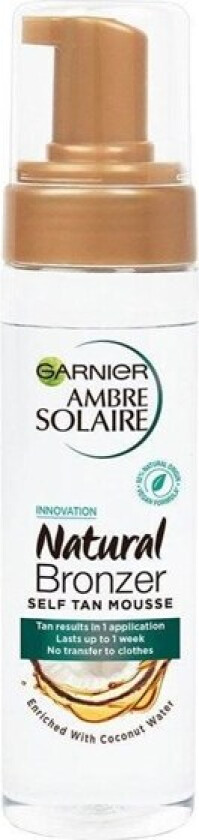 Bilde av Garnier Ambre Solaire Natural Bronzer Self Tan Mousse 200ml