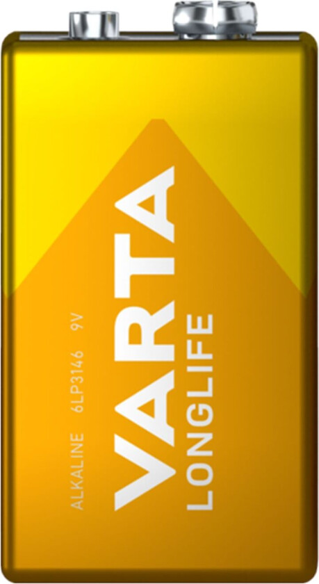 9V-batteri VARTA Long Life, 1 stk.