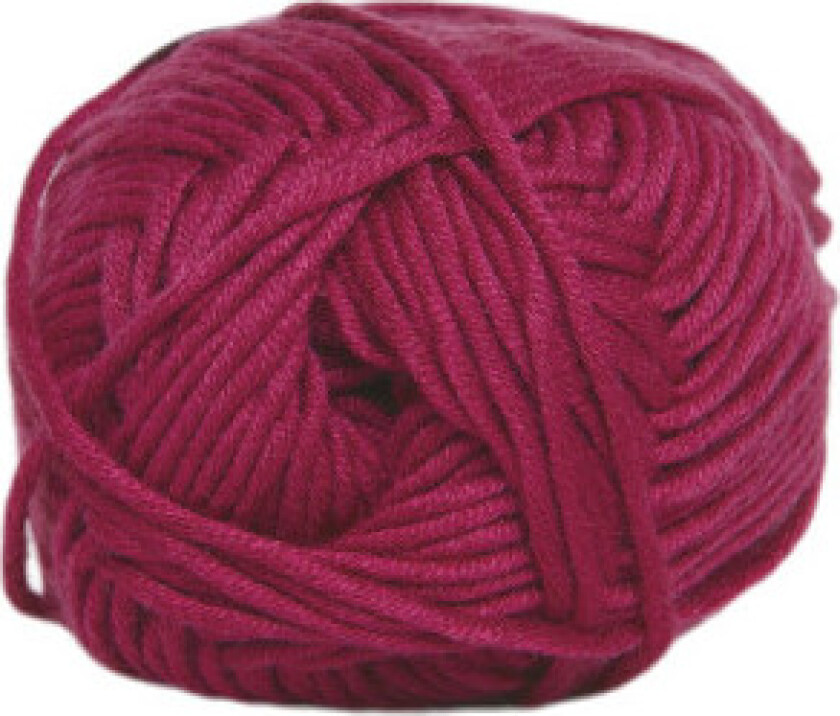 Blandet Bambus Garn Unicolor 4657 Cerise