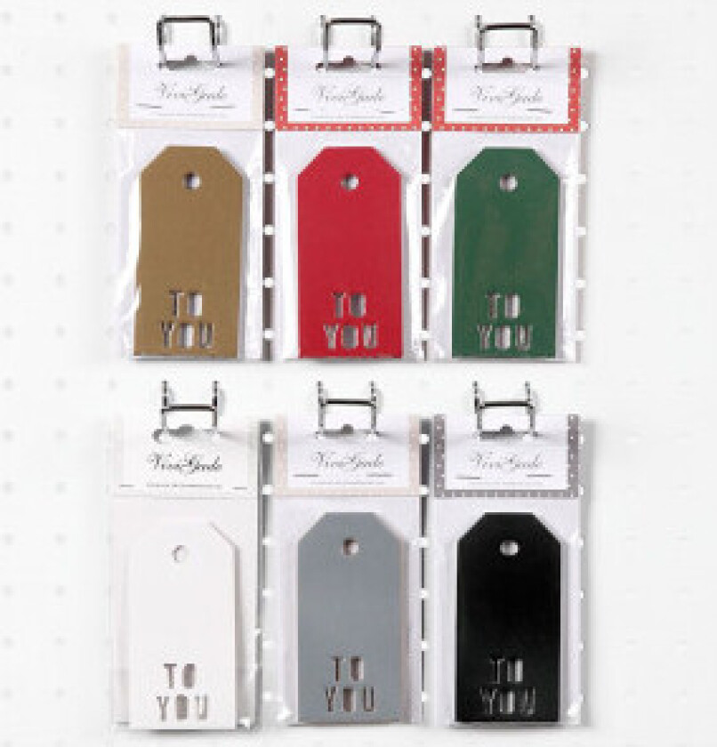 Bilde av Manillamerker, TO YOU, str. 5x10 cm, 300 g, 6x10 pk./ 1 kasse