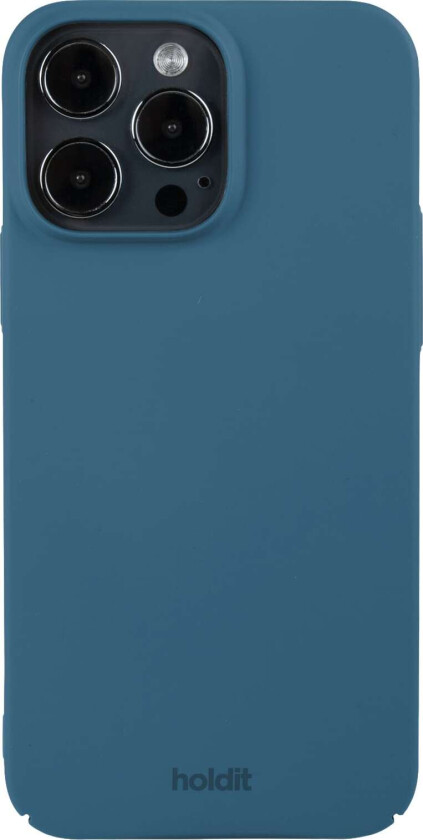Holdit iPhone 15 Pro Max Slim Plast Deksel - Denim Blue