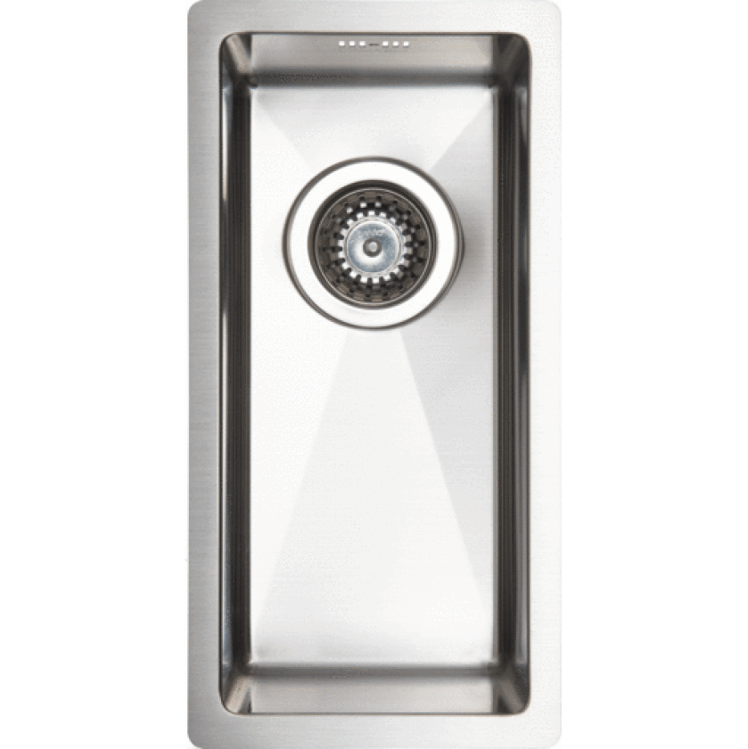 Kubus 180 Myk kjøkkenvask, rustfritt stål